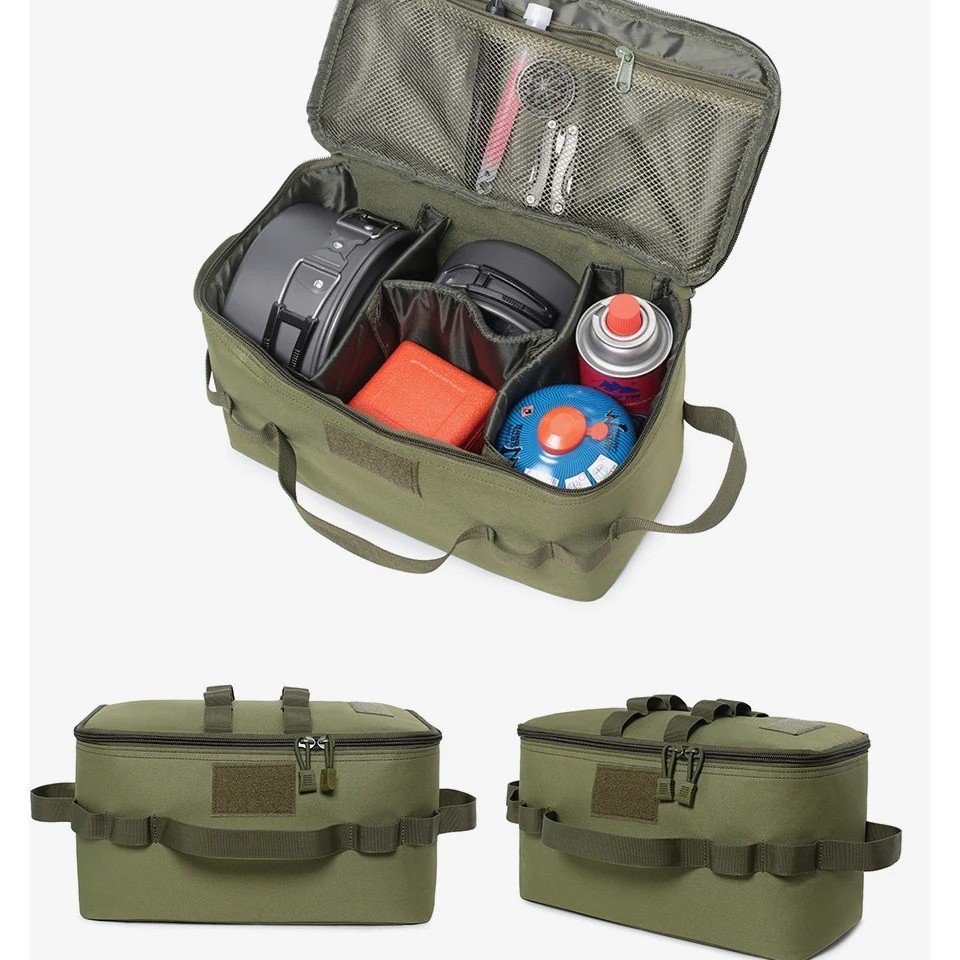 Camping Cooking Backpack - Camping ถังแก๊สเก็บกระเป๋ากลางแจ้งขนาดใหญ่ความจุ GROUND เล็บเครื่องมือกระเป๋าปิคนิคเครื่องครัว Organizer กระเป๋า