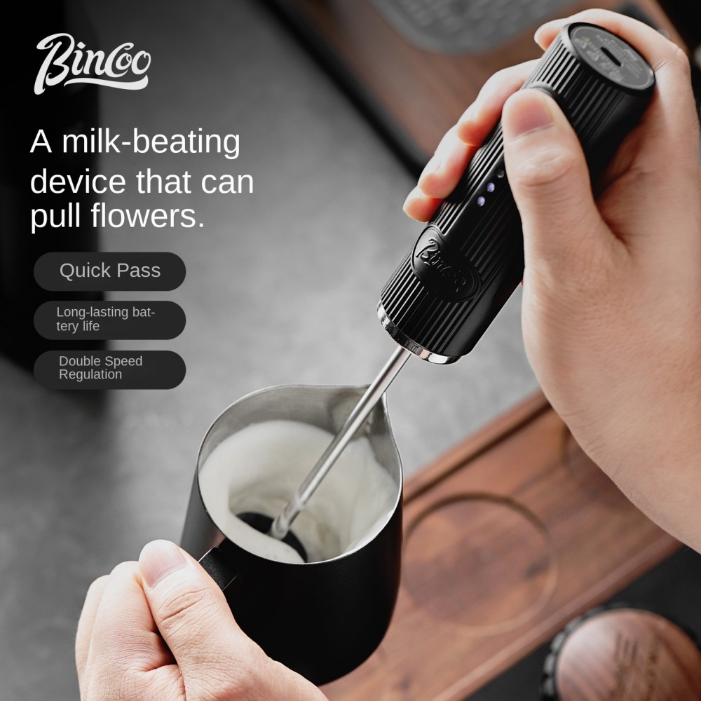 Pocket Coffee Maker - เครื่องตีฟองนมไฟฟ้าไร้สายขนาดเล็ก เครื่องตีไข่แบบพกพา เครื่องปั่น เครื่องคนอาหารในครัว เครื่องทำคาปูชิโน