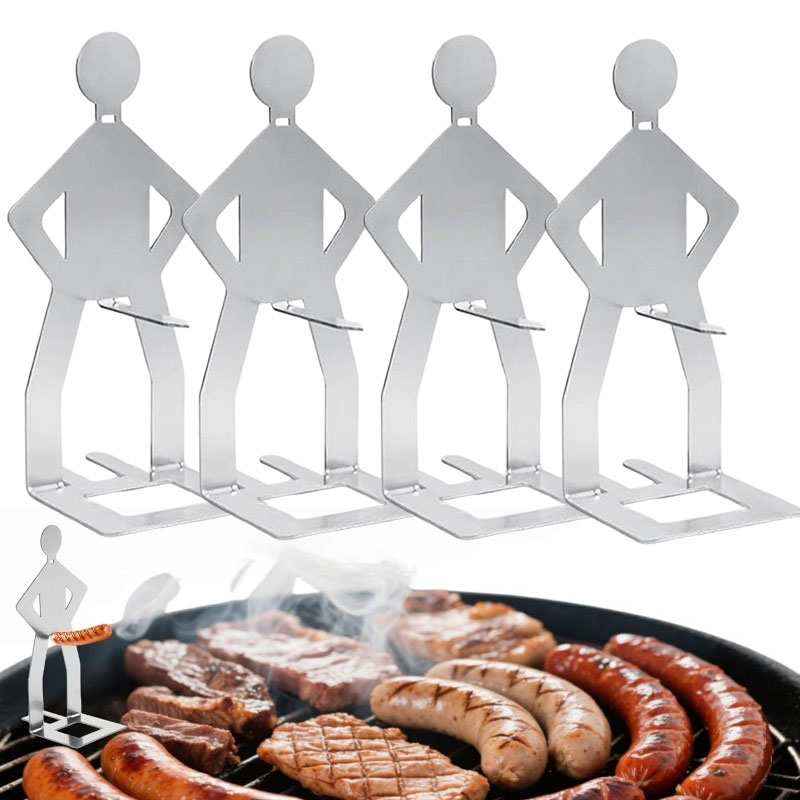 Camping Cooking Gazebo - อุปกรณ์แคมป์ปิ้ง ที่ยึดไส้กรอกบาร์บีคิว สแตนเลส 304 แข็งแรง ทนทาน