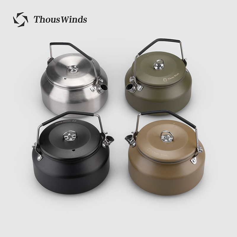 Camping Cooking System - เครื่องครัวสำหรับใช้ในการเดินป่ากาน้ำพกพากลางแจ้งแบบพกพากาต้มน้ำปิกนิกท่องเที่ยว1L อุปกรณ์ตั้งแคมป์