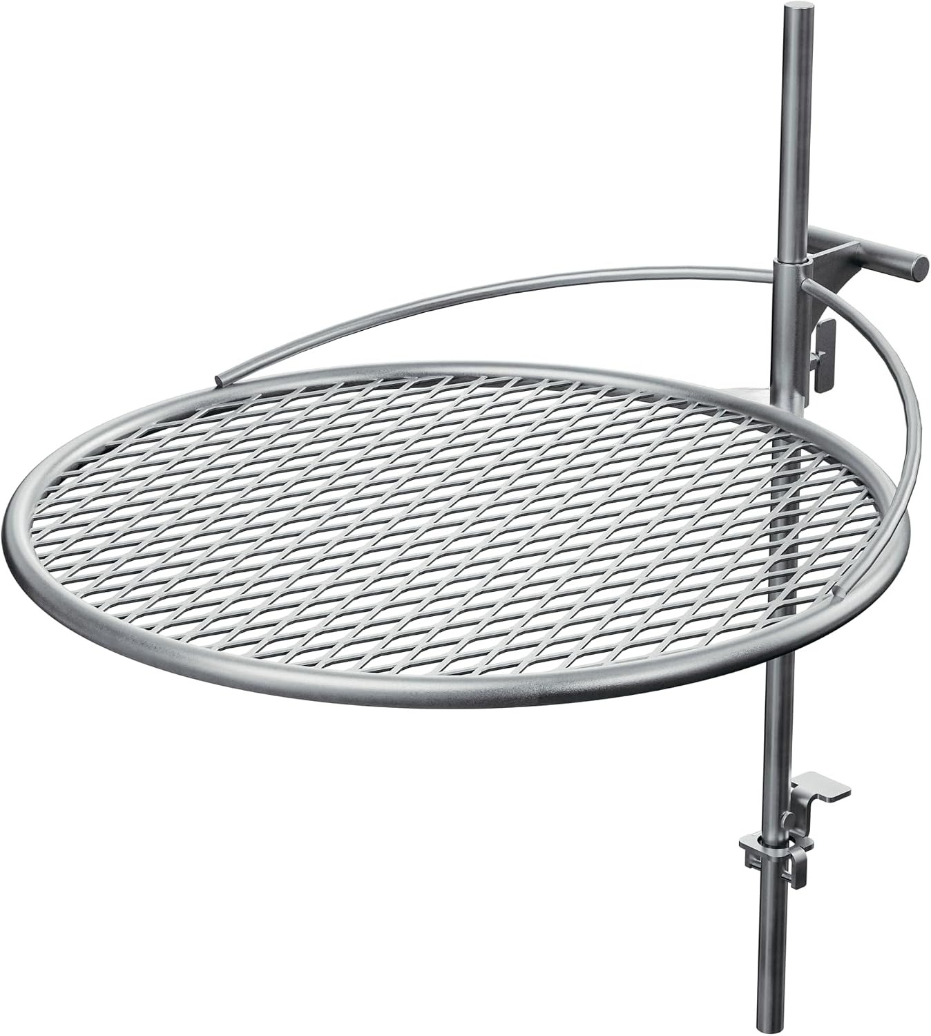 Camping Cooking Rack - ตะแกรงย่างอาหารสำหรับเตาไฟสแตนเลสขนาด 24 นิ้ว, อุปกรณ์เสริมตะแกรงย่างสำหรับเตาไฟที่ทนทาน, ใช้ได้กับเตาไฟรุ่น X