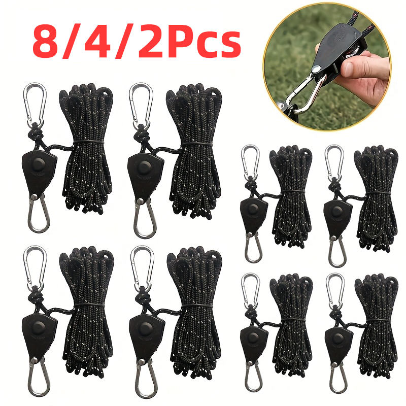 Camping Cooking Hanger - เชือกผูกเต็นท์แคมป์ปิ้งขนาด 4 มม. * 4 ม.