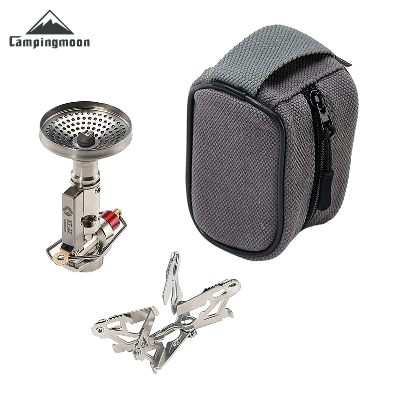 Camping Cooking Gazebo - เตาแก๊สพกพา CAMPINGMOON XT-2F Xuanfeng Titanium Rocket