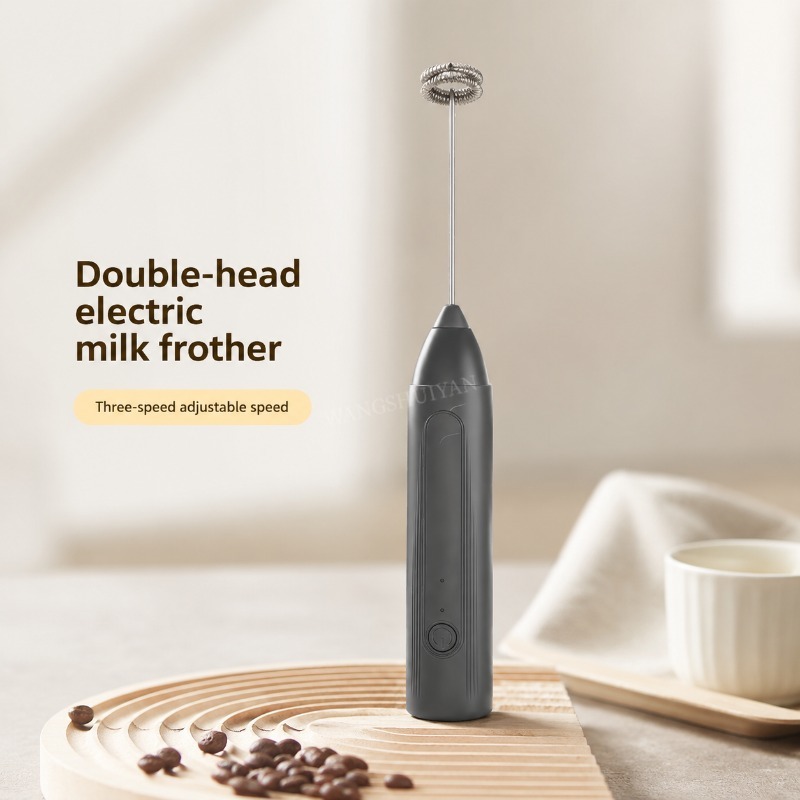 Pocket Coffee Maker - เครื่องตีฟองนมขนาดเล็กแบบพกพา ชาร์จผ่าน USB ปรับความเร็วได้ 3 ระดับ