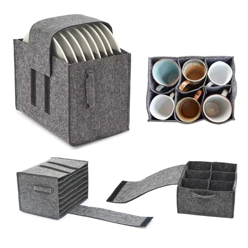 Camping Cooking Rack - ถุงเก็บจาน ถ้วย แก้ว แบบหนา 1 ชิ้น