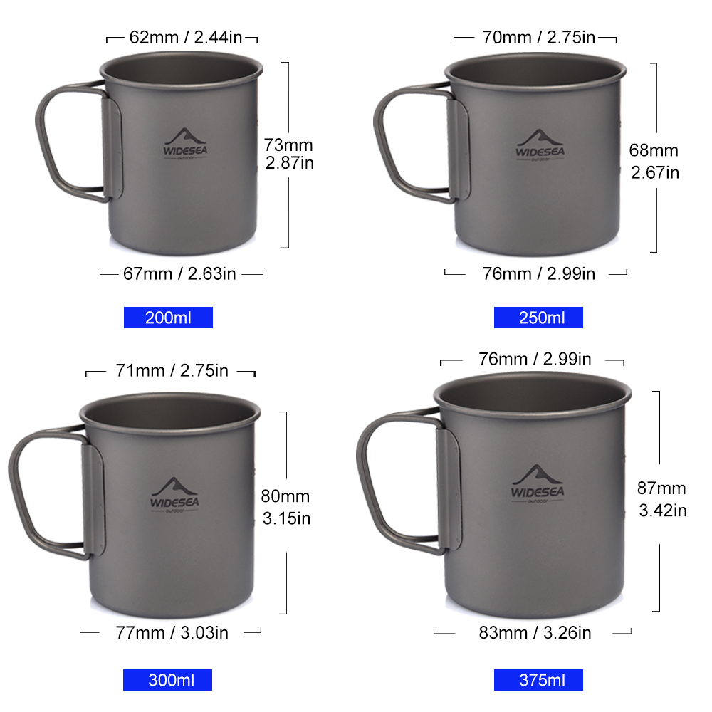 แก้วไทเทเนียม Widesea สำหรับแค - Quechua Camping Cooking Set บทวิจารณ์และราคา