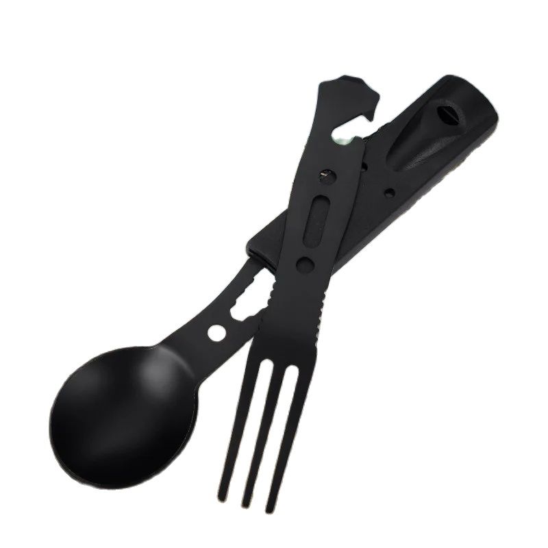 ชุดช้อนส้อมสแตนเลสสำหรับตั้งแค - Camping Cooking Knife Set บทวิจารณ์และราคา