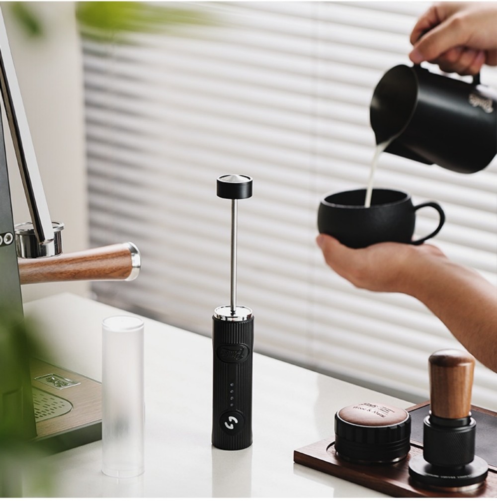 เครื่องตีฟองนมไฟฟ้าไร้สายขนาดเ - Pocket Coffee Maker บทวิจารณ์และราคา