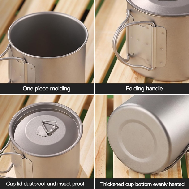 แก้วไทเทเนียมสำหรับตั้งแคมป์พร - Camping Cooking Backpack บทวิจารณ์และราคา