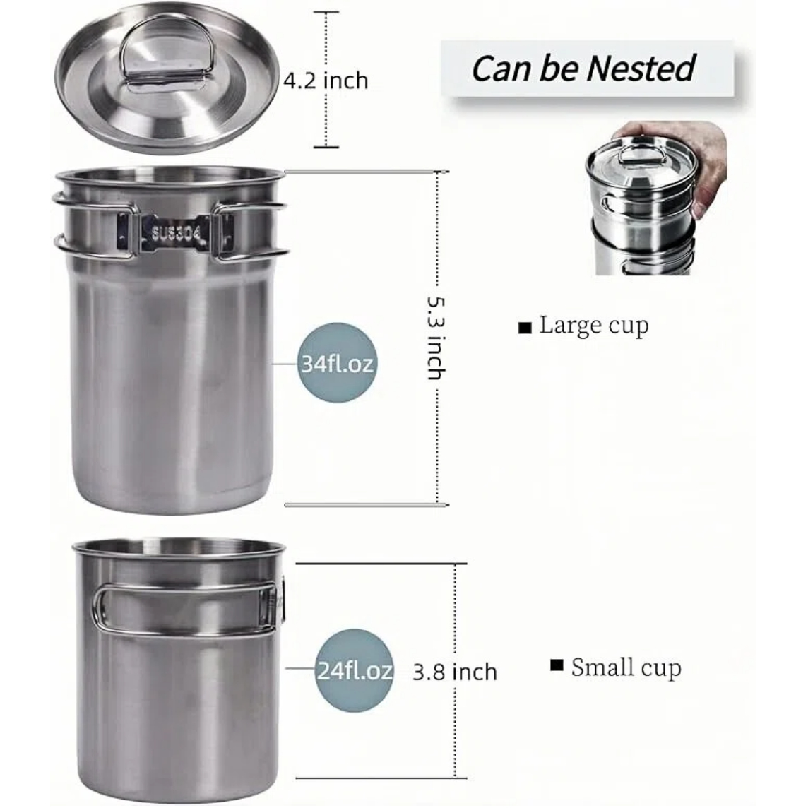 แก้วพับได้สำหรับแคมป์ปิ้ง หม้อ - Camping Cooking Backpack บทวิจารณ์และราคา