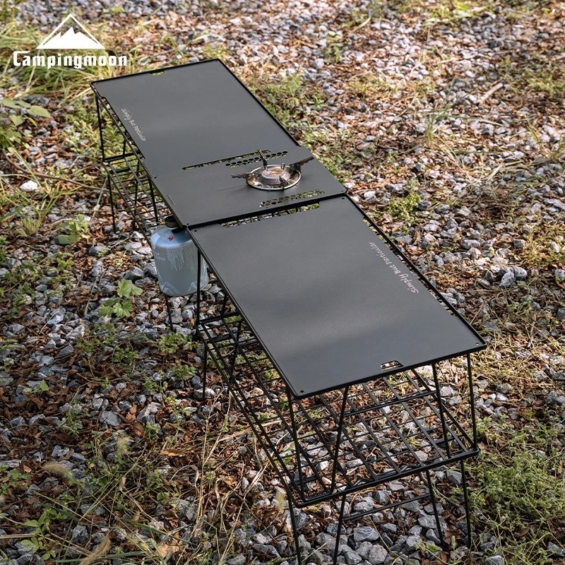 TRIMIX ชุดเตาแบบพกพาสำหรับตั้ง - Camping Cooking Table With Windshield บทวิจารณ์และราคา