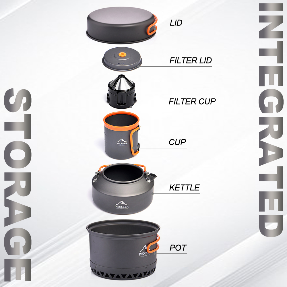 Camping Tableware ชุดเครื่องคร - Camping Cooking Kits บทวิจารณ์และราคา