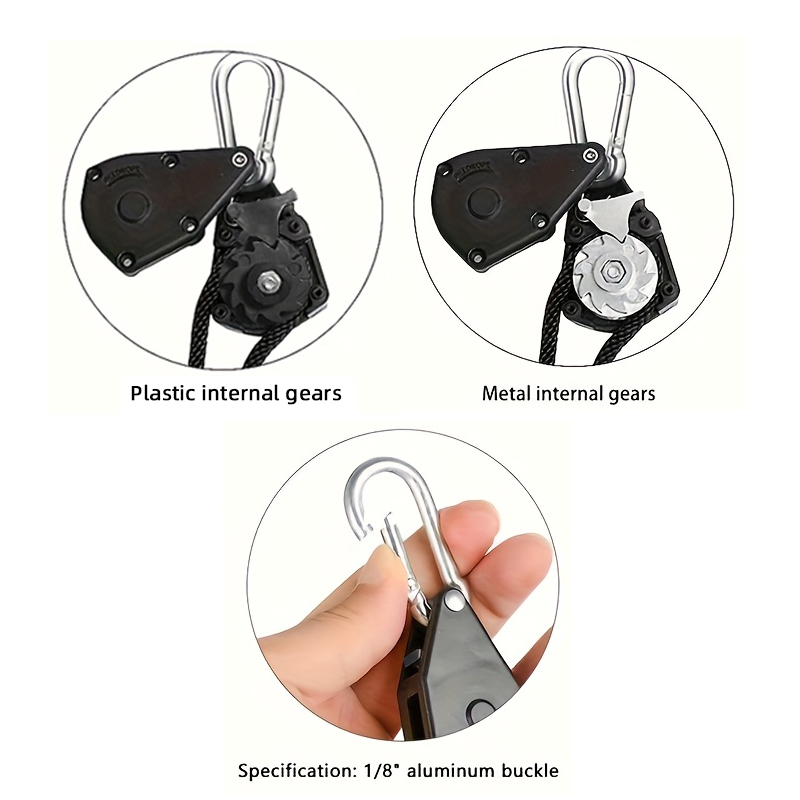 เชือกผูกเต็นท์ขนาด 4 มม. * 4 ม - Camping Cooking Hanger บทวิจารณ์และราคา