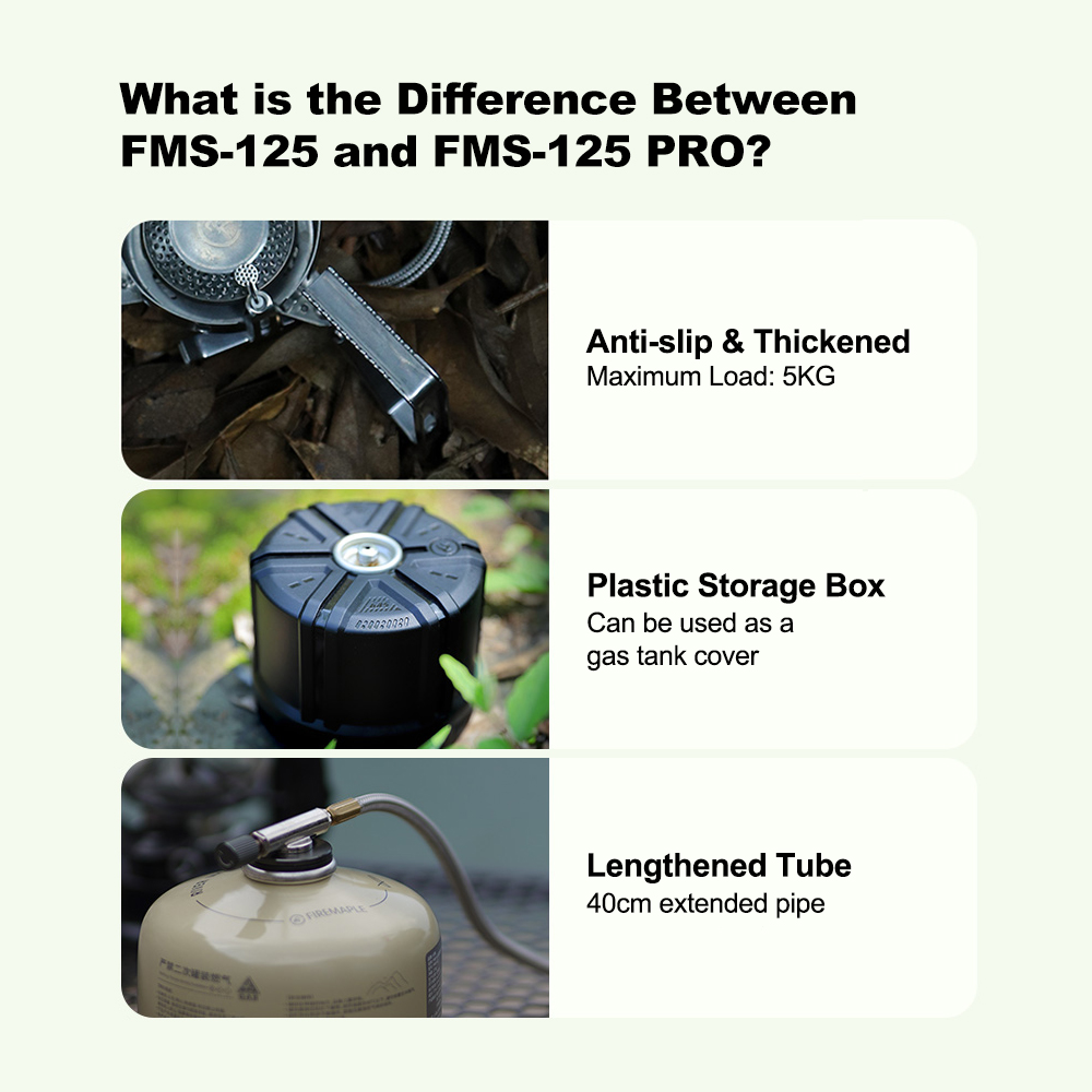 เตากันลมเมเปิ้ลแบ่งเตาแก๊ส3240 - Camping Cooking System บทวิจารณ์และราคา