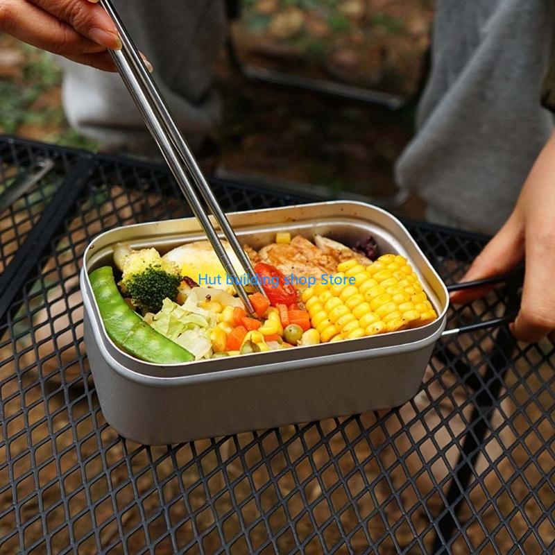 T21C มล. กล่องอาหารกลางวันอลูม - Japanese Camping Cooking บทวิจารณ์และราคา