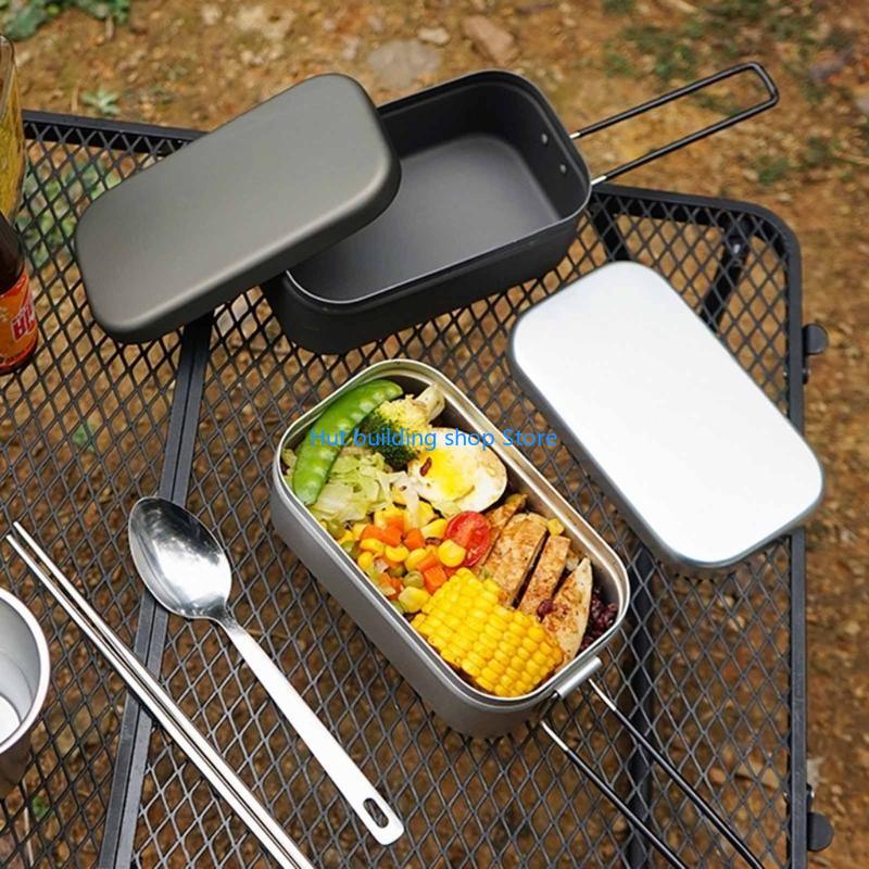 T21C มล. กล่องอาหารกลางวันอลูม - Japanese Camping Cooking บทวิจารณ์และราคา