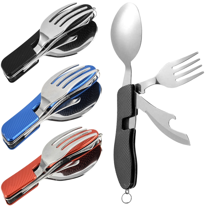 ชุดอุปกรณ์ตั้งแคมป์แบบพับได้ 4 - Camping Cooking Knife Set บทวิจารณ์และราคา