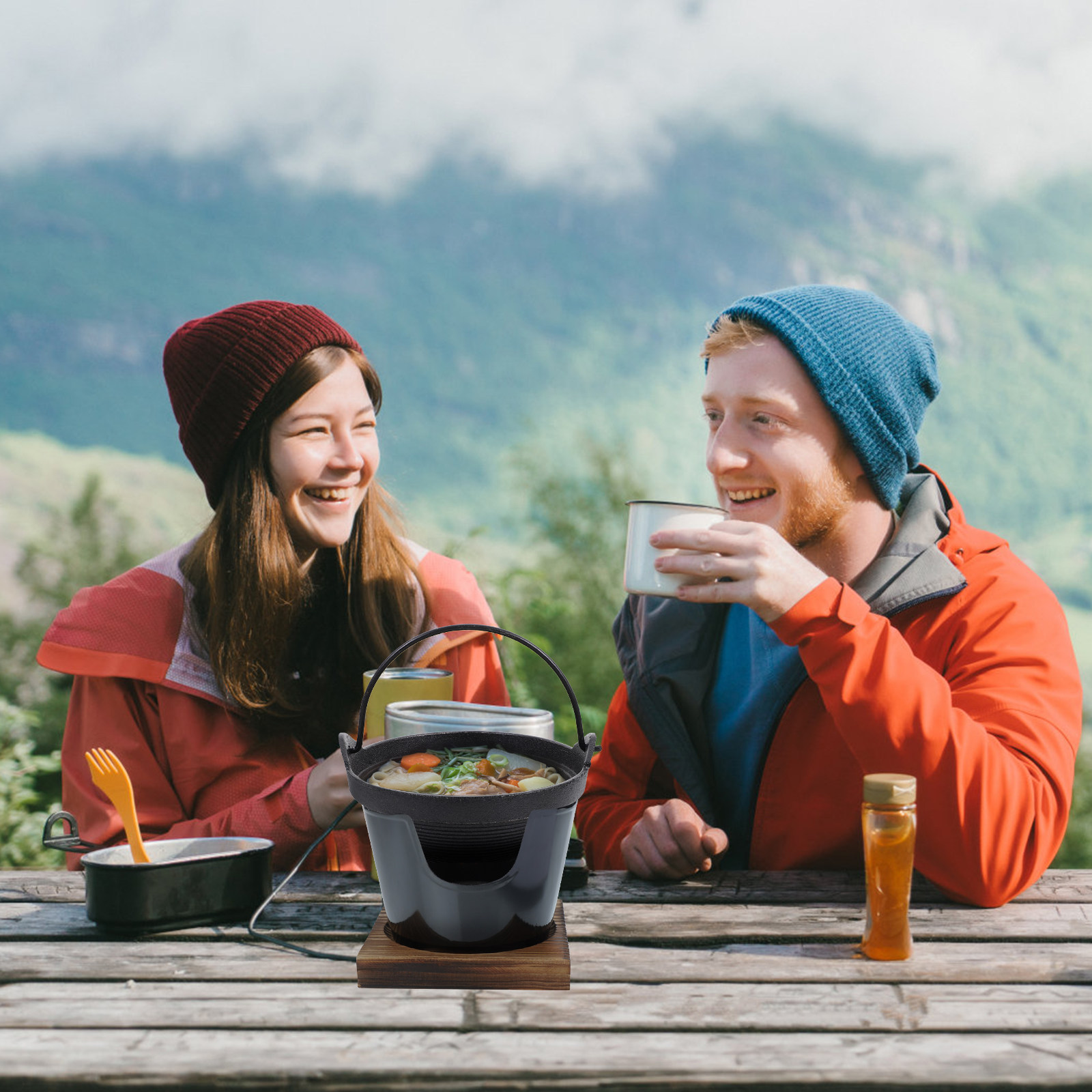 ชุดหม้อสุกี้ยากิเหล็กหล่อสไตล์ - Japanese Camping Cooking บทวิจารณ์และราคา
