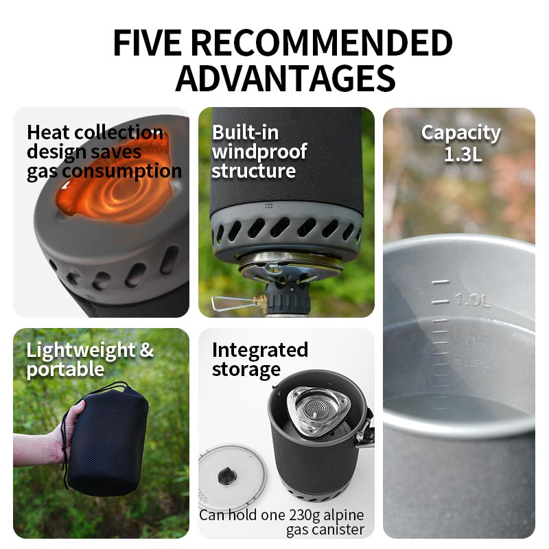 ชุดอุปกรณ์ทำอาหารสำหรับเดินป่า - Camping Cooking System บทวิจารณ์และราคา