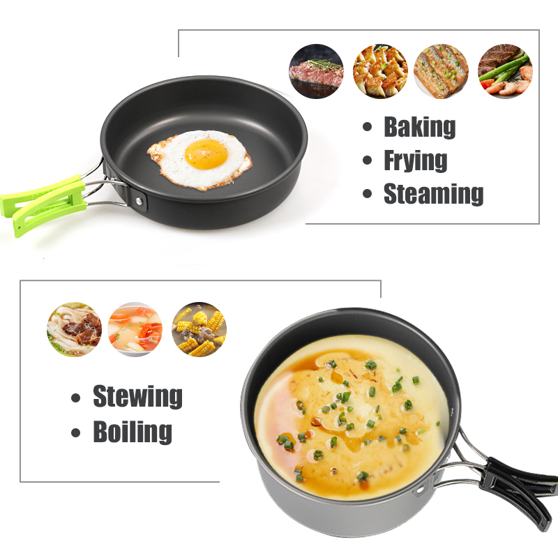 WESTTUNE ชุดเครื่องครัวตั้งแคม - Camping Cooking Kits บทวิจารณ์และราคา