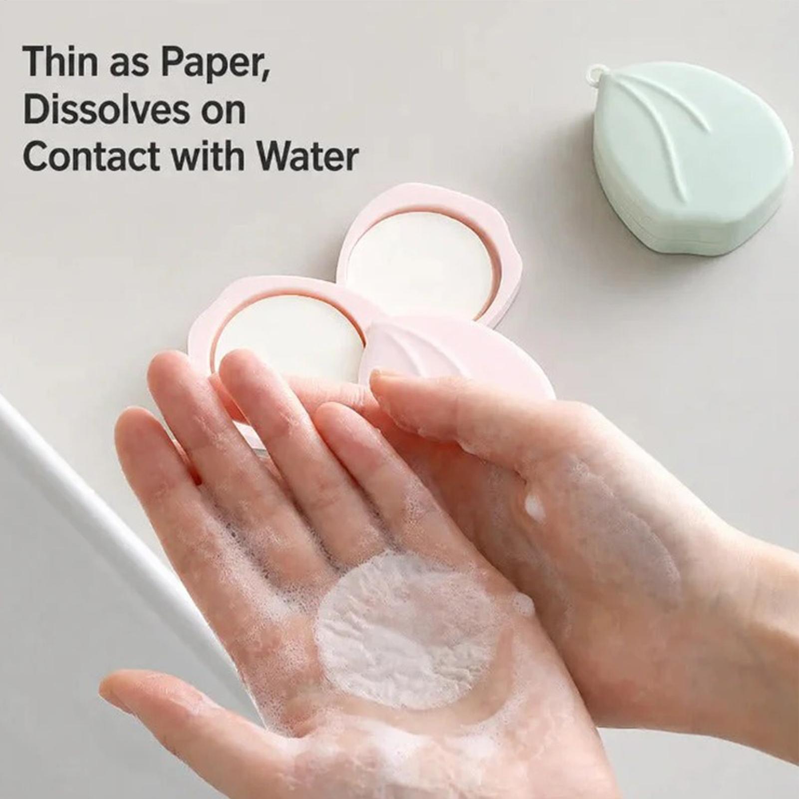 แผ่นสบู่ล้างมือแบบใช้แล้วทิ้งส - Biodegradable Soap Camp บทวิจารณ์และราคา