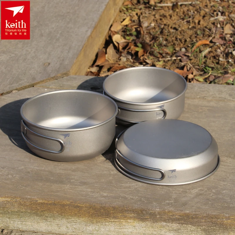 Keith 3PCS ไทเทเนียมเครื่องครั - Camping Cooking System บทวิจารณ์และราคา
