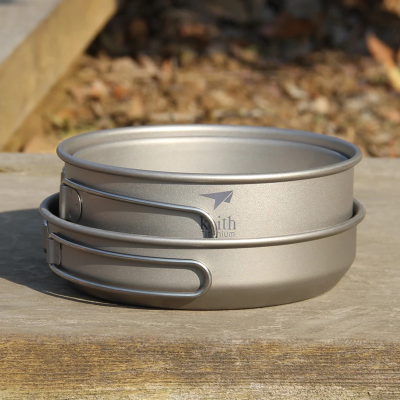 Keith 3PCS ไทเทเนียมเครื่องครั - Camping Cooking System บทวิจารณ์และราคา