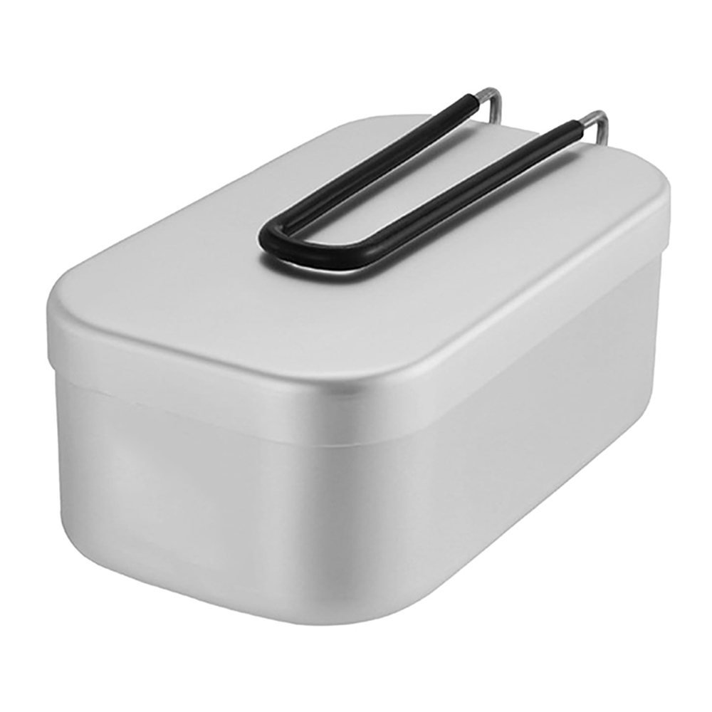 800ML อลูมิเนียมกล่องอาหารกลาง - Camping Cooking Kits บทวิจารณ์และราคา