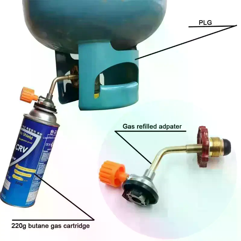 ข้อต่อเติมแก๊สสำหรับถังแก๊สบิว - Camping Cooking Gazebo บทวิจารณ์และราคา