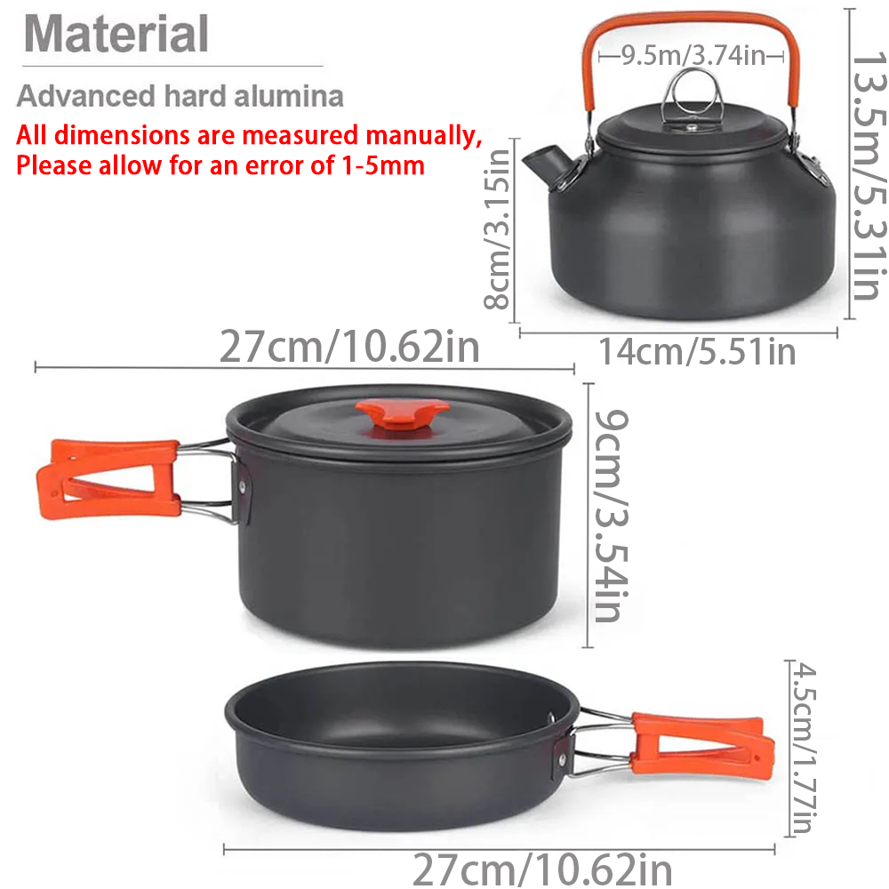 1 ชิ้น/1 เซ็ตชุดเครื่องครัวตั้ - Camping Cooking Backpack บทวิจารณ์และราคา