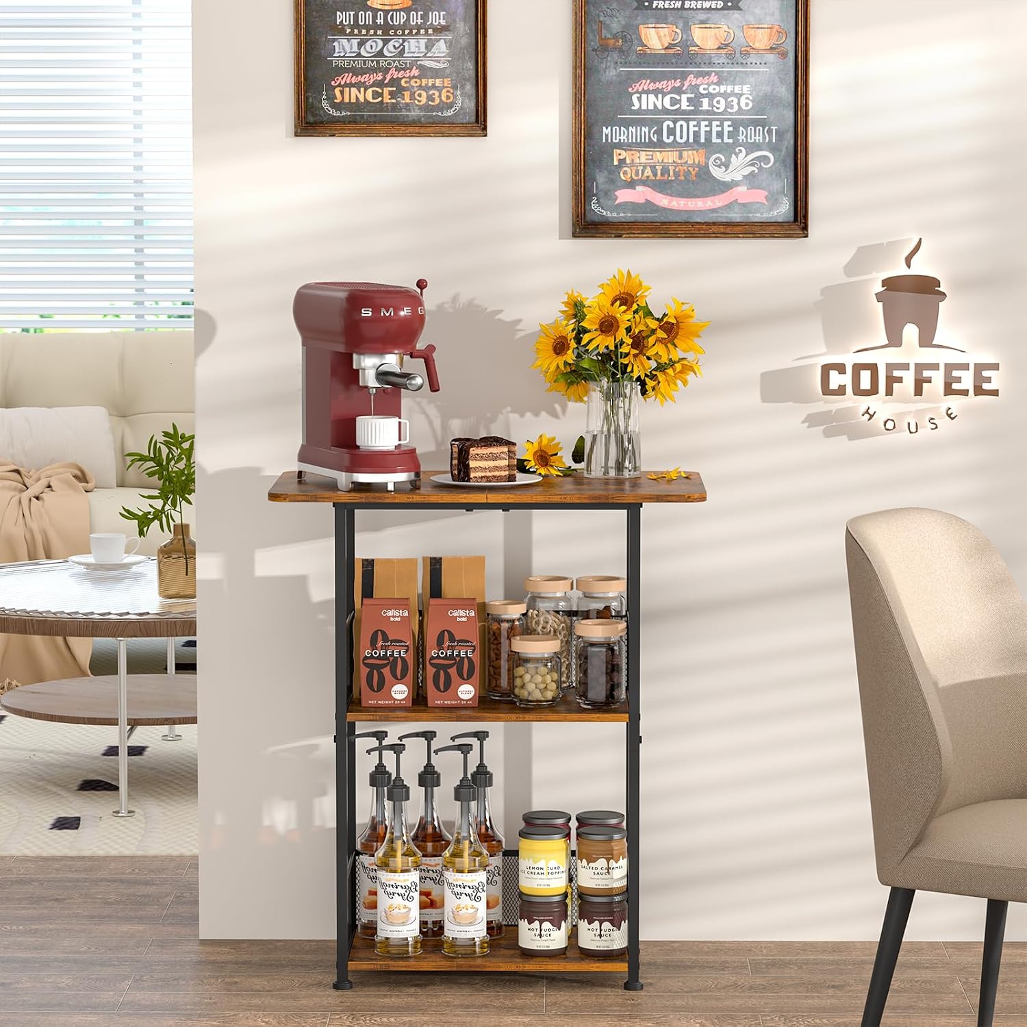 ชั้นวางกาแฟแบบตั้งพื้นขนาดเล็ก - Pocket Coffee Maker บทวิจารณ์และราคา