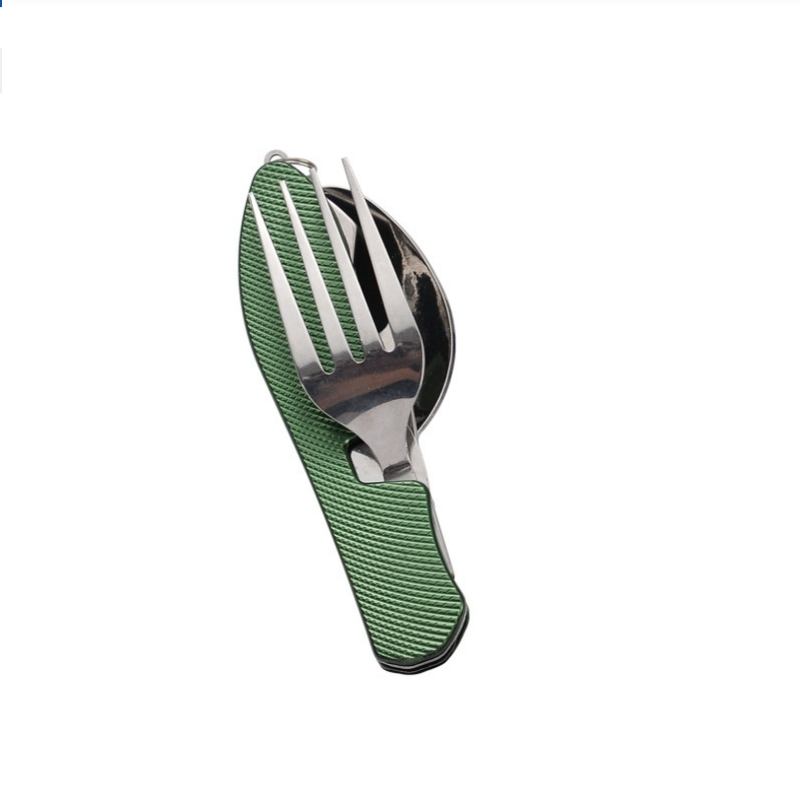 ชุดช้อนส้อมสแตนเลสแบบพับได้, ช - Camping Cooking Knife Set บทวิจารณ์และราคา