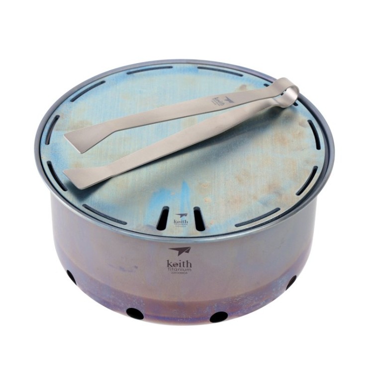 เตาบาร์บีคิวแบบพกพา ไทเทเนียม  - Camping Cooking Table With Windshield บทวิจารณ์และราคา