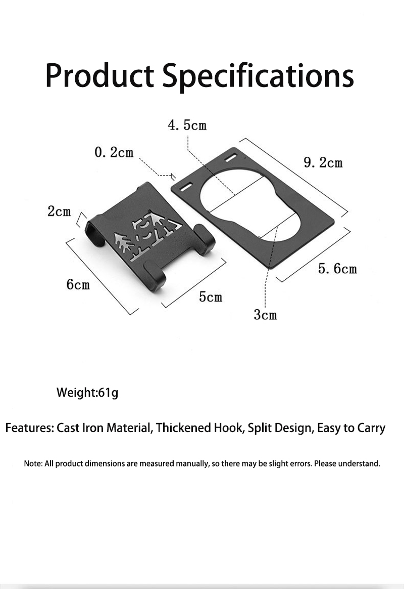 ที่แขวนถังแก๊สบิวเทนสำหรับใช้ง - Camping Cooking Hanger บทวิจารณ์และราคา