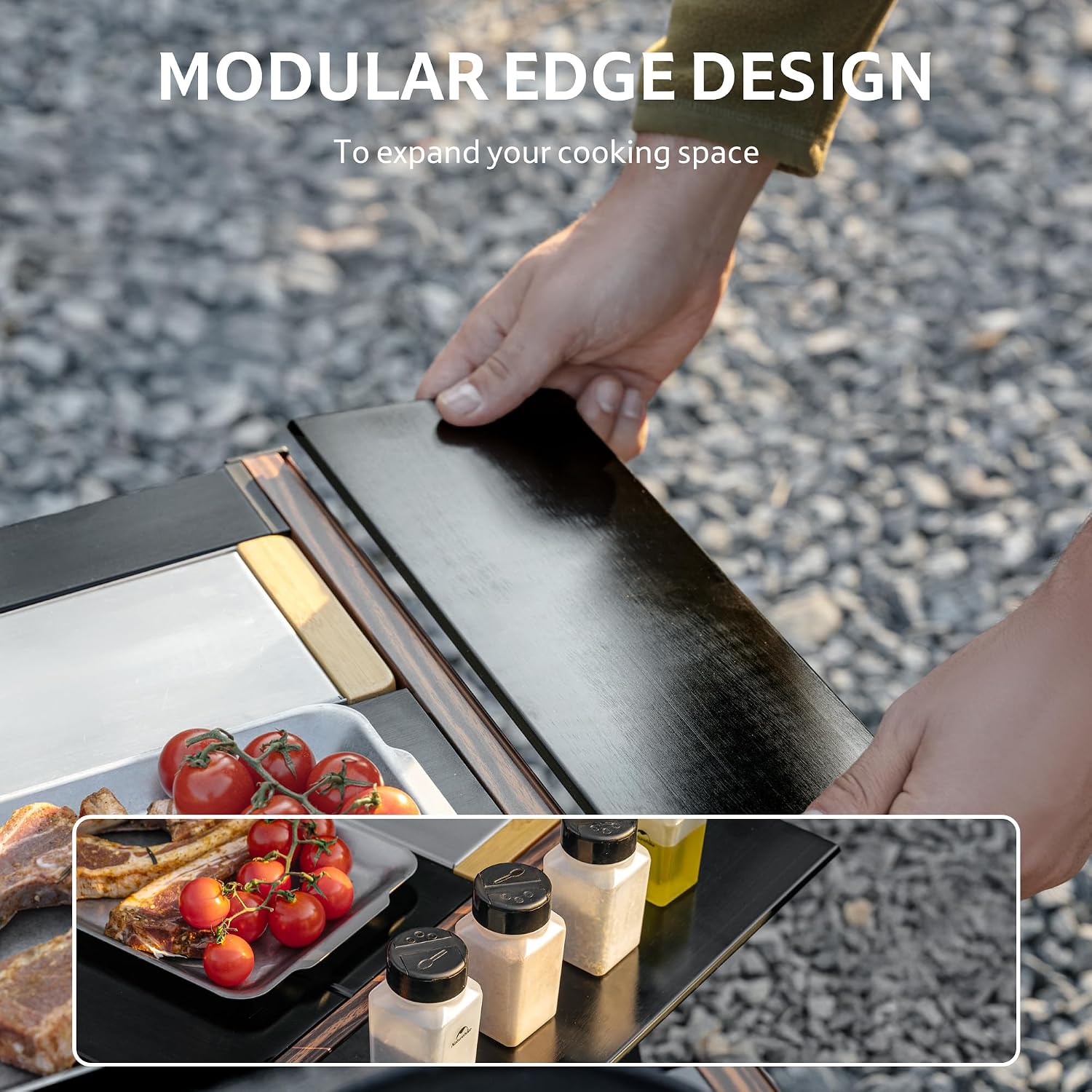 โต๊ะตั้งแคมป์ปรับระดับความสูงไ - Camping Cooking System บทวิจารณ์และราคา