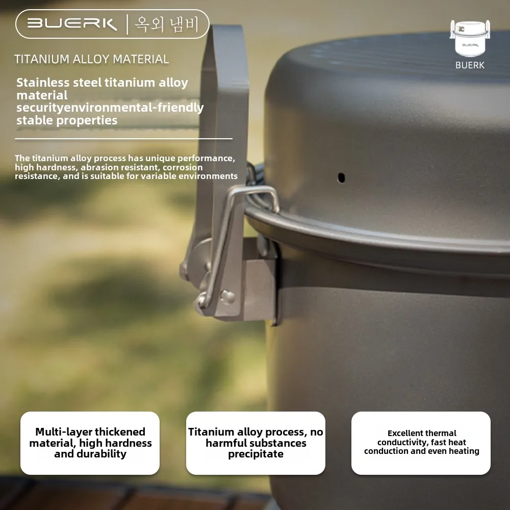 Outdoor Camping หม้อนึ่งและทอด - Camping Cooking System บทวิจารณ์และราคา