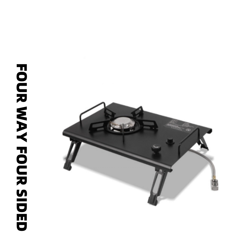 เตาแก๊สพกพาแบบพับได้สำหรับตั้ง - Camping Cooking Table With Windshield บทวิจารณ์และราคา