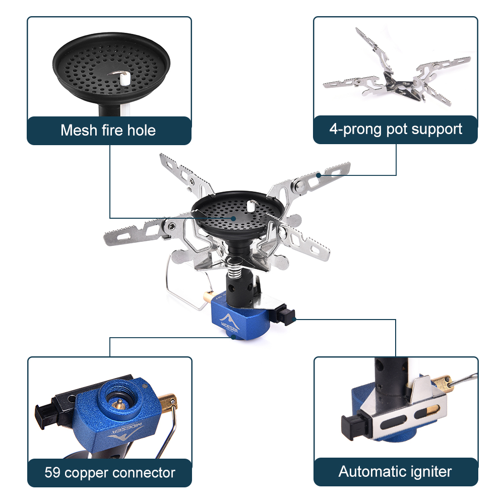 เตาแก๊สปิกนิกสำหรับตั้งแคมป์กล - Camping Cooking System บทวิจารณ์และราคา