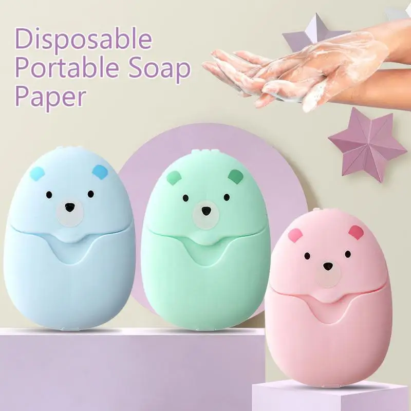 50 ชิ้นแผ่นสบู่แบบพกพากระดาษสบ - Biodegradable Soap Camp บทวิจารณ์และราคา