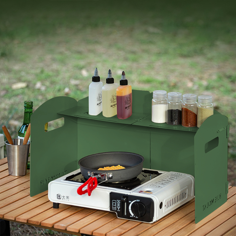 เตาแก๊สตั้งแคมป์แบบพับได้กระจก - Camping Cooking Gazebo บทวิจารณ์และราคา