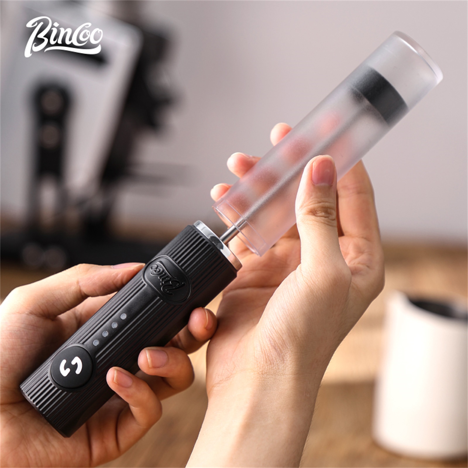 BINCOO เครื่องตีฟองกาแฟไฟฟ้า U - Pocket Coffee Maker บทวิจารณ์และราคา