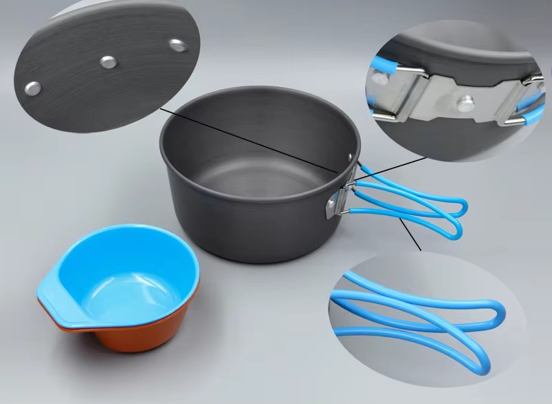 เครื่องครัวตั้งแคมป์แบกเป้หม้อ - Camping Cooking Backpack บทวิจารณ์และราคา